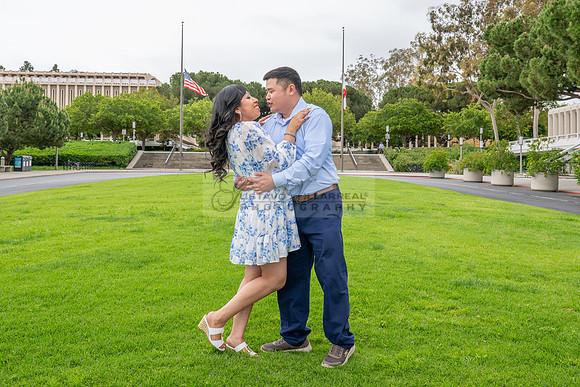 Rose and Harrison Engagement photo session at UCI, University of California, Irine Ca, Orange County, Gustavo Villarreal Photography, videographer, 323-633-8283, www.gvphotoandvideo.com