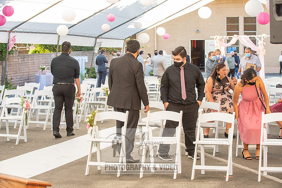 Anthony and Alma wedding celebration at st. Joseph's catholic Ch