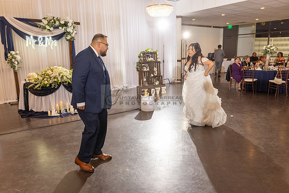Thalial and Francisco wedding reception at La Mirada Golf course in