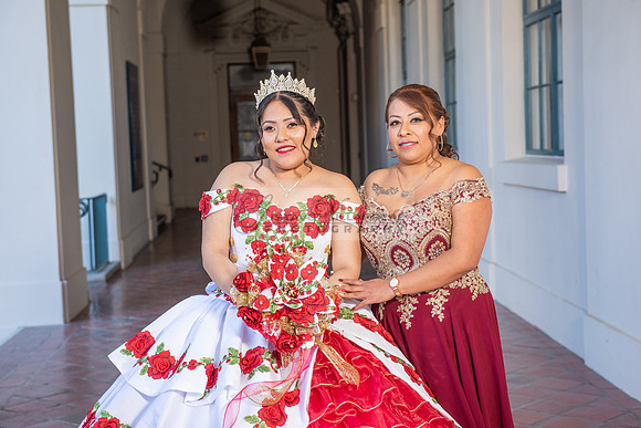 Estephanie Cristal Quinceanera photo shoot ideas, video in Pasadena City Hall in Pasadena Ca. Home reception, 323-633-8283