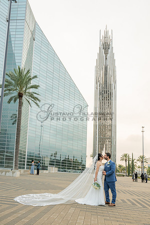 Bryan and Diana wedding ceremony at The Christ Cathedral in Garden Grove Ca, reception at The White House Event Center Anaheim Ca, Gustavo Villarreal photography, videography, 323-633-8283, www.gvphot