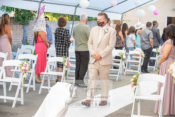 Anthony and Alma wedding celebration at st. Joseph's catholic Ch