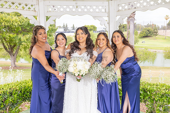 Thalial and Francisco wedding reception at La Mirada Golf course in