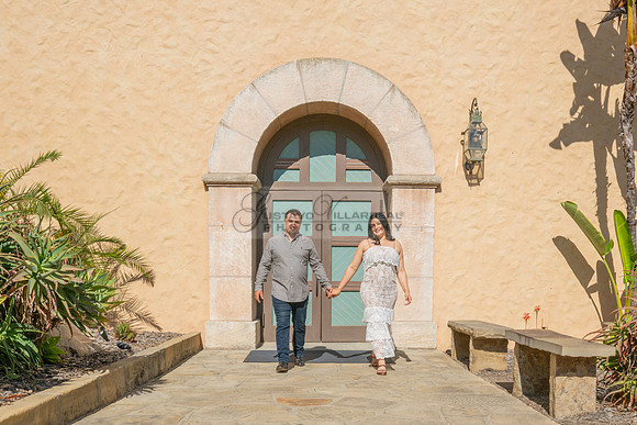 Jessica and Cory engagement photo session at Our Lady of Mount C