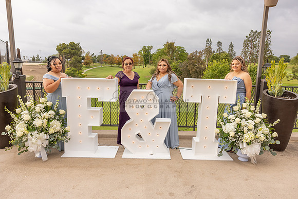 Thalial and Francisco wedding reception at La Mirada Golf course in