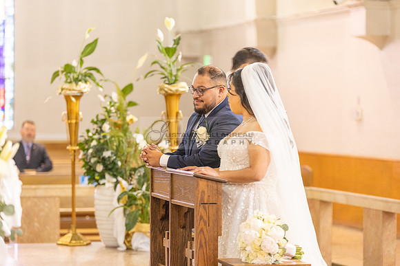 Thalial and Francisco wedding reception at La Mirada Golf course in