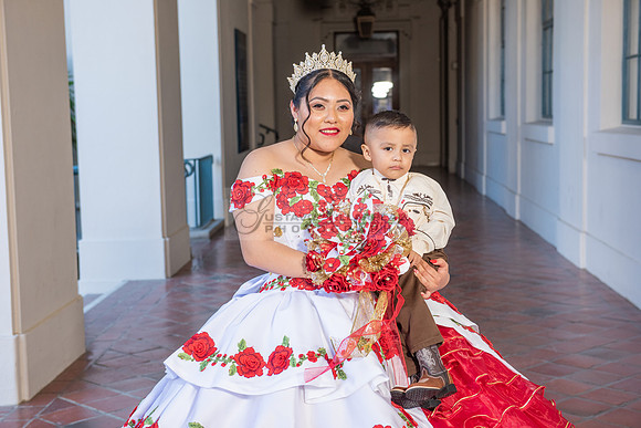Estephanie Cristal Quinceanera photo shoot ideas, video in Pasadena City Hall in Pasadena Ca. Home reception, 323-633-8283