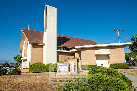 Anthony and Alma wedding celebration at st. Joseph's catholic Ch