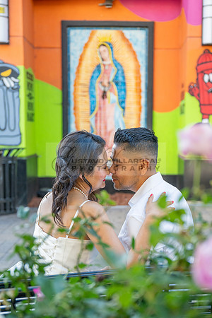 Margarita and Quintiliano engagement, weddings, quinceaneras, photos at La 4th st in Santa ana Ca. Gustavo Villarreal Photography, videographer, 323-633-8283