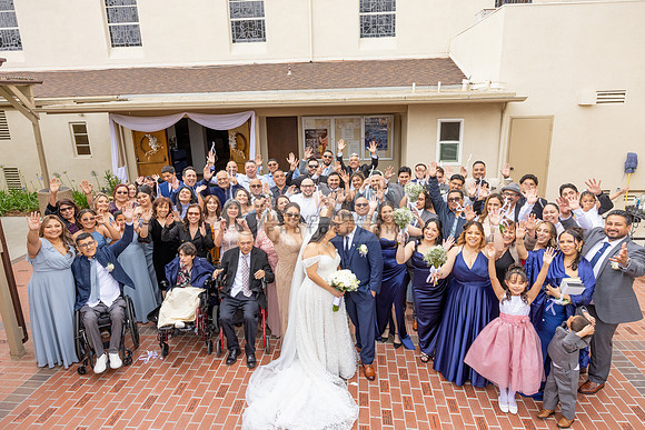 Thalial and Francisco wedding reception at La Mirada Golf course in