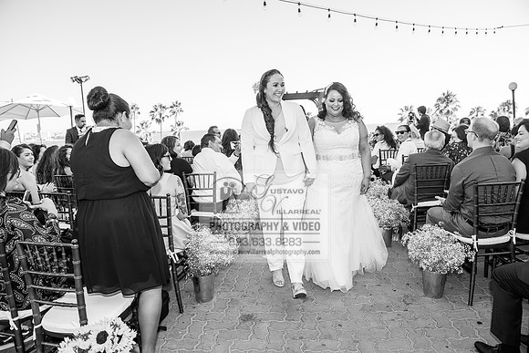 JENNIFER AND CYNTHIA glbt wedding photography and video at Long Beach Museum of Art in Long Beach Ca, www.gustavovillarreal.com, 323-633-8283
