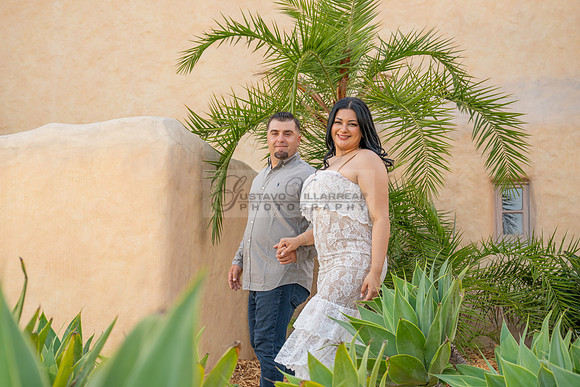 Jessica and Cory engagement photo session at Our Lady of Mount C