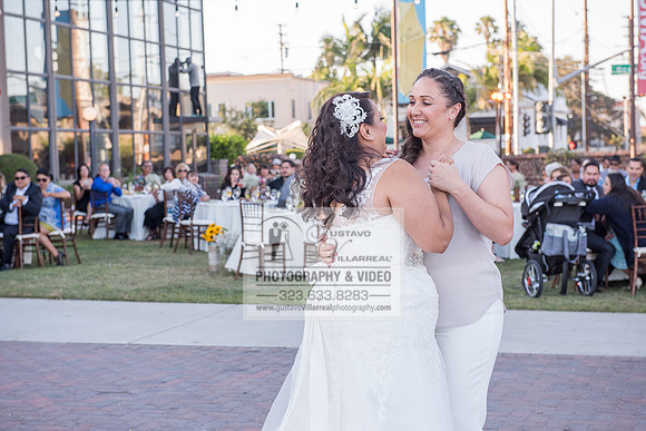JENNIFER AND CYNTHIA glbt wedding photography and video at Long Beach Museum of Art in Long Beach Ca, www.gustavovillarreal.com, 323-633-8283