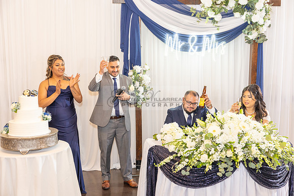 Thalial and Francisco wedding reception at La Mirada Golf course in