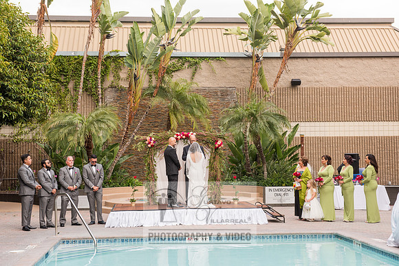 Reina and Adalberto wedding ceremony and reception, photographer