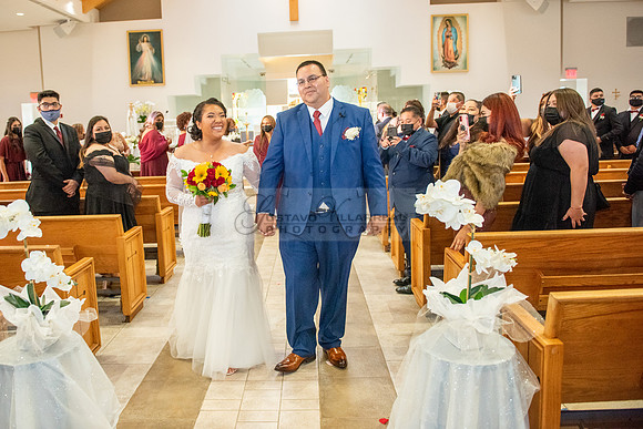 LINK #1 - Xochitl and Luis wedding ceremony at St. Peter Chanel Catholic C