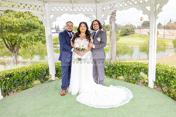 Thalial and Francisco wedding reception at La Mirada Golf course in