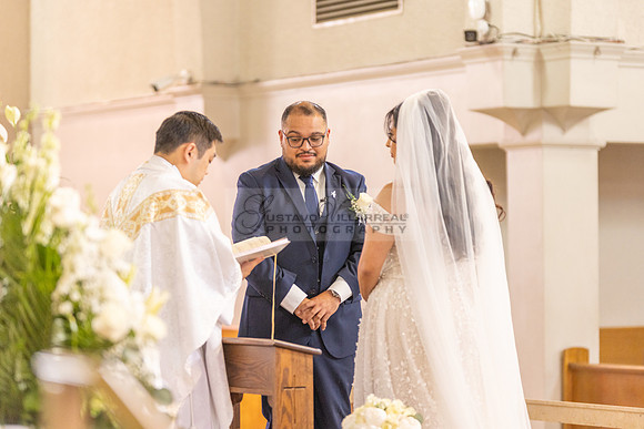 Thalial and Francisco wedding reception at La Mirada Golf course in