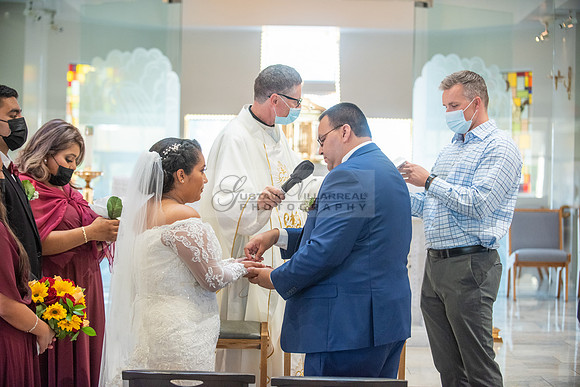 LINK #1 - Xochitl and Luis wedding ceremony at St. Peter Chanel Catholic C
