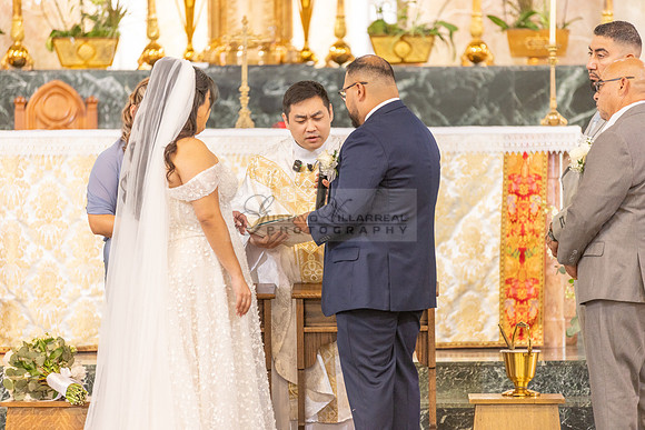 Thalial and Francisco wedding reception at La Mirada Golf course in