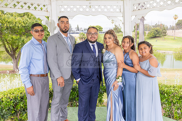 Thalial and Francisco wedding reception at La Mirada Golf course in
