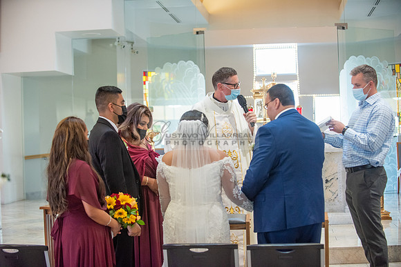 LINK #1 - Xochitl and Luis wedding ceremony at St. Peter Chanel Catholic C