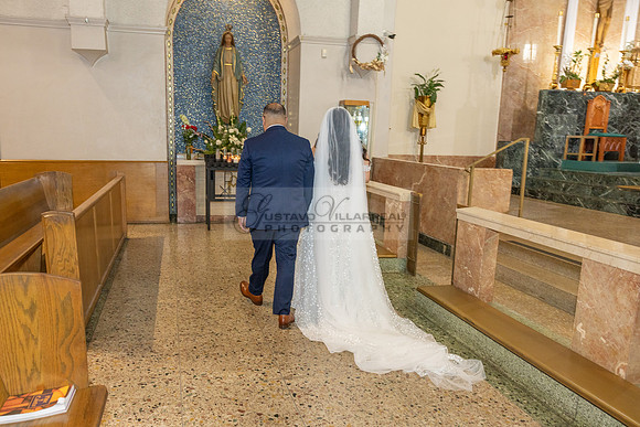 Thalial and Francisco wedding reception at La Mirada Golf course in