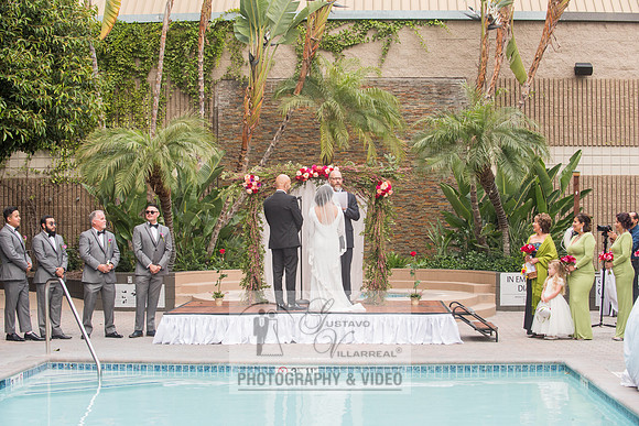 Reina and Adalberto wedding ceremony and reception, photographer