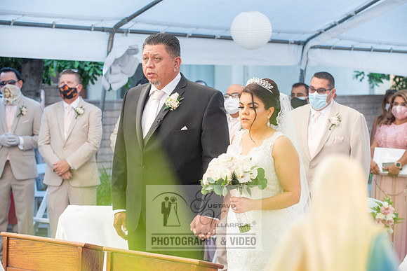 Anthony and Alma wedding celebration at st. Joseph's catholic Ch