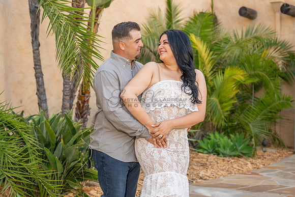 Jessica and Cory engagement photo session at Our Lady of Mount C