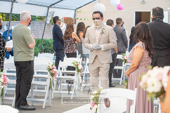 Anthony and Alma wedding celebration at st. Joseph's catholic Ch