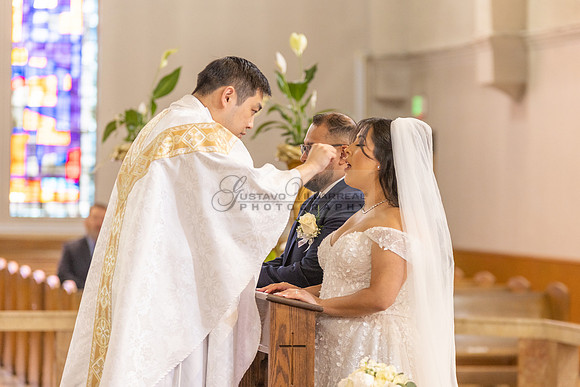 Thalial and Francisco wedding reception at La Mirada Golf course in