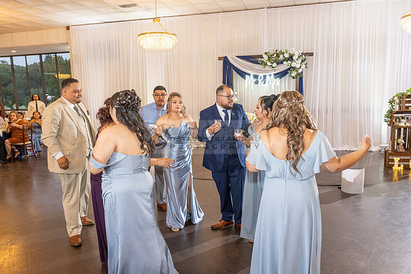 Thalial and Francisco wedding reception at La Mirada Golf course in