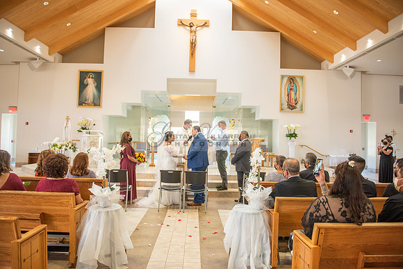 LINK #1 - Xochitl and Luis wedding ceremony at St. Peter Chanel Catholic C