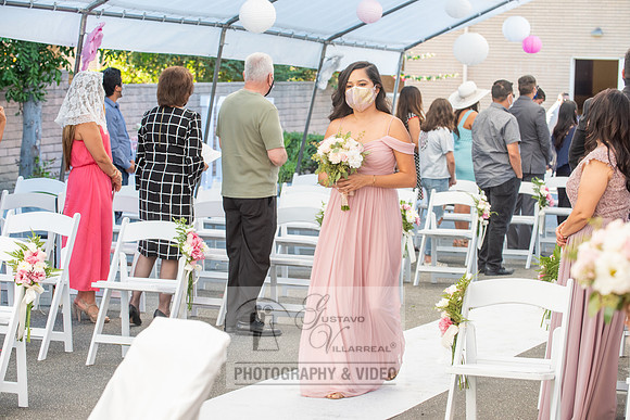 Anthony and Alma wedding celebration at st. Joseph's catholic Ch