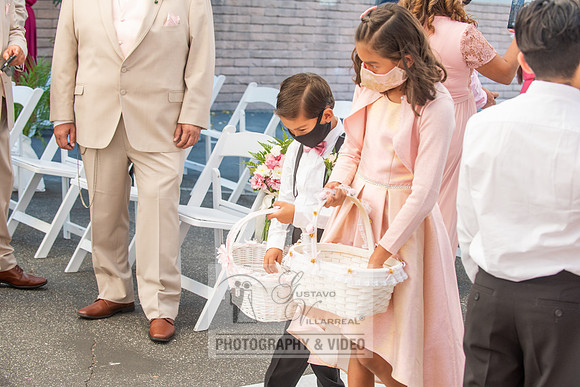 Anthony and Alma wedding celebration at st. Joseph's catholic Ch