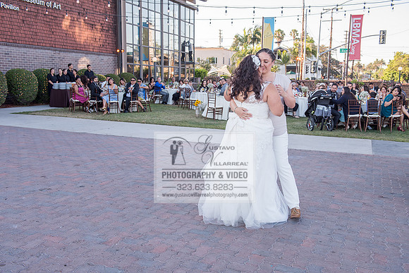 JENNIFER AND CYNTHIA glbt wedding photography and video at Long Beach Museum of Art in Long Beach Ca, www.gustavovillarreal.com, 323-633-8283