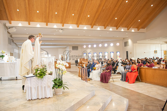 LINK #1 - Xochitl and Luis wedding ceremony at St. Peter Chanel Catholic C