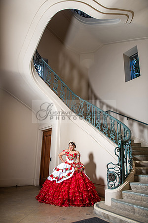 Estephanie Cristal Quinceanera photo shoot ideas, video in Pasadena City Hall in Pasadena Ca. Home reception, 323-633-8283