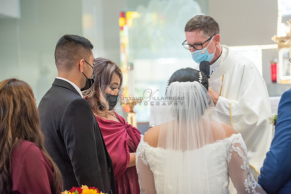 LINK #1 - Xochitl and Luis wedding ceremony at St. Peter Chanel Catholic C