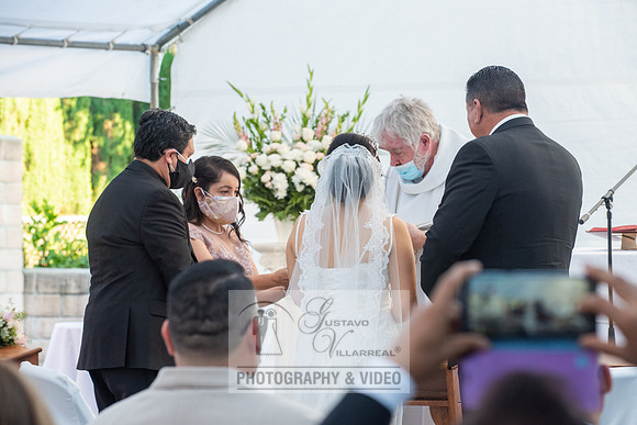 Anthony and Alma wedding celebration at st. Joseph's catholic Ch