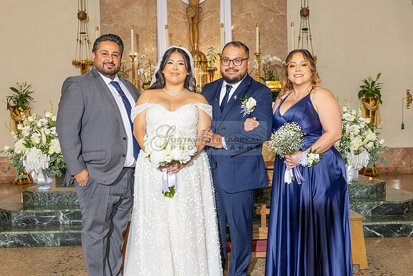 Thalial and Francisco wedding reception at La Mirada Golf course in