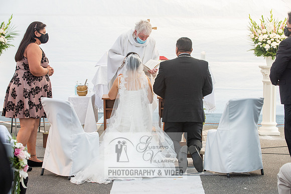 Anthony and Alma wedding celebration at st. Joseph's catholic Ch
