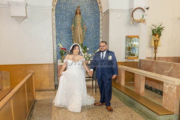 Thalial and Francisco wedding reception at La Mirada Golf course in