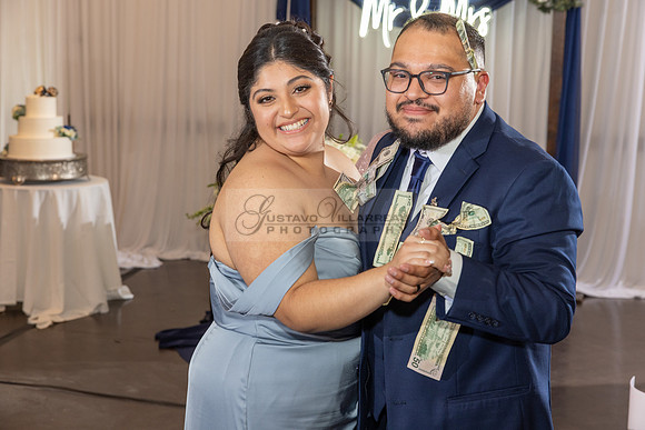 Thalial and Francisco wedding reception at La Mirada Golf course in