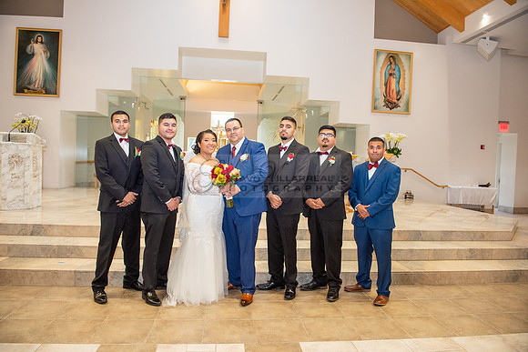 LINK #1 - Xochitl and Luis wedding ceremony at St. Peter Chanel Catholic C
