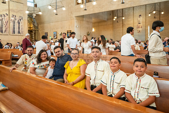 Baptism photographer, videographer at Cathedral of our Lady of Angeles in Los Angeles Ca. Gustavo Villarreal Photography, 323-633-8283, www.gvphotoandvideo.com