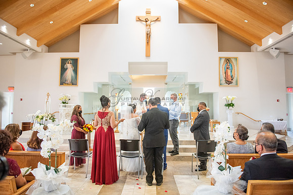 LINK #1 - Xochitl and Luis wedding ceremony at St. Peter Chanel Catholic C