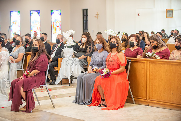 LINK #1 - Xochitl and Luis wedding ceremony at St. Peter Chanel Catholic C