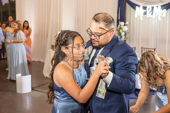 Thalial and Francisco wedding reception at La Mirada Golf course in